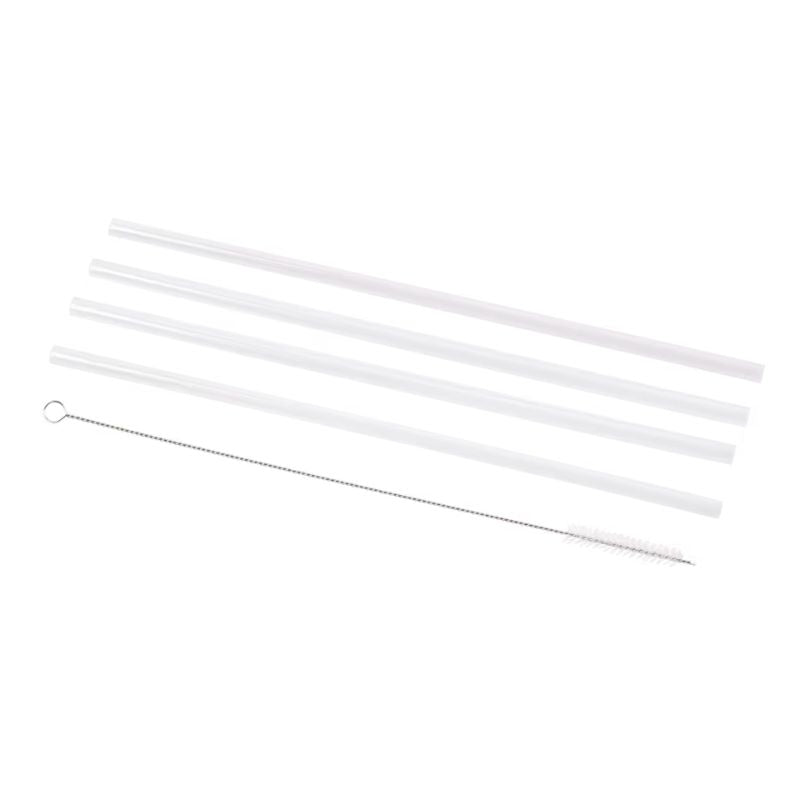 Oasis commuter travel straws - set of 4 with straw cleaner.