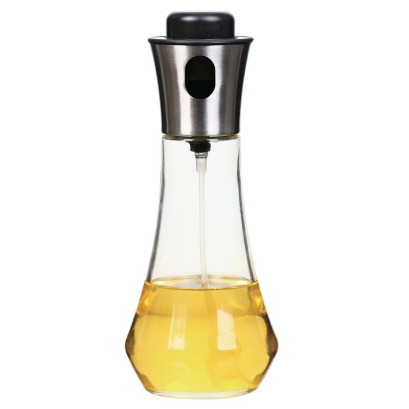 Appetito glass oil sprayer- shown with oil in bottle.