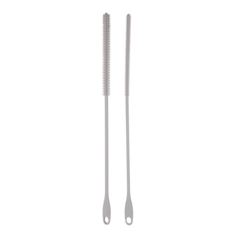 Appetito silicone straw cleaning brush set of 2.