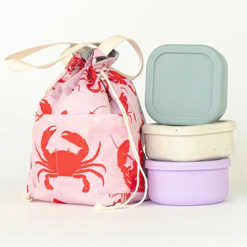 Big Bite Studios - Happy Pouch Club - lunch bag - Shrimply the Best.