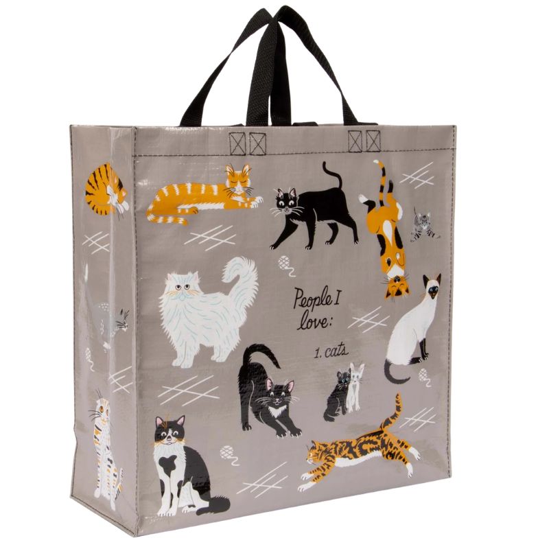 Blue Q Shoppers Shopping Bag - People I love: Cats Shopper.