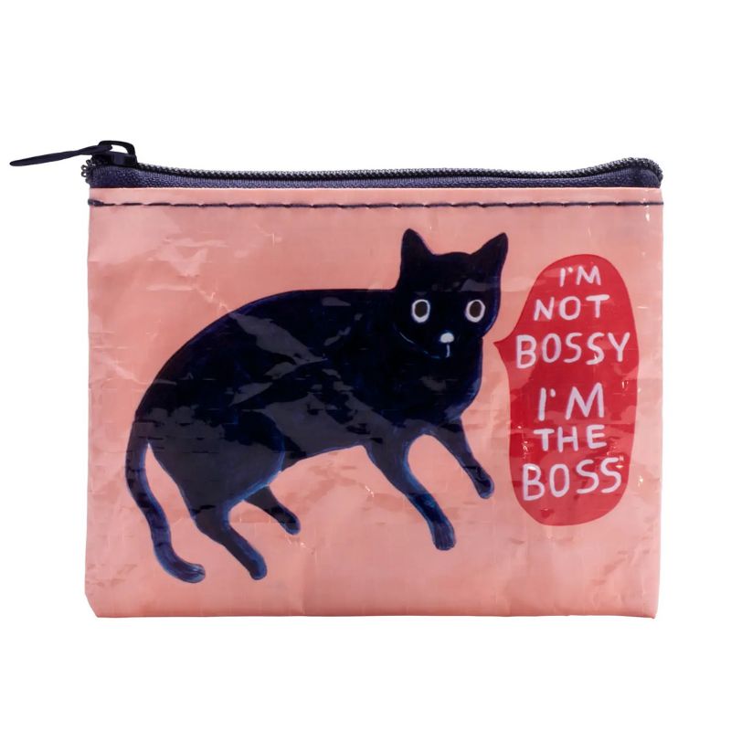 Blue Q coin purse - I'm not Bossy I'm the boss.