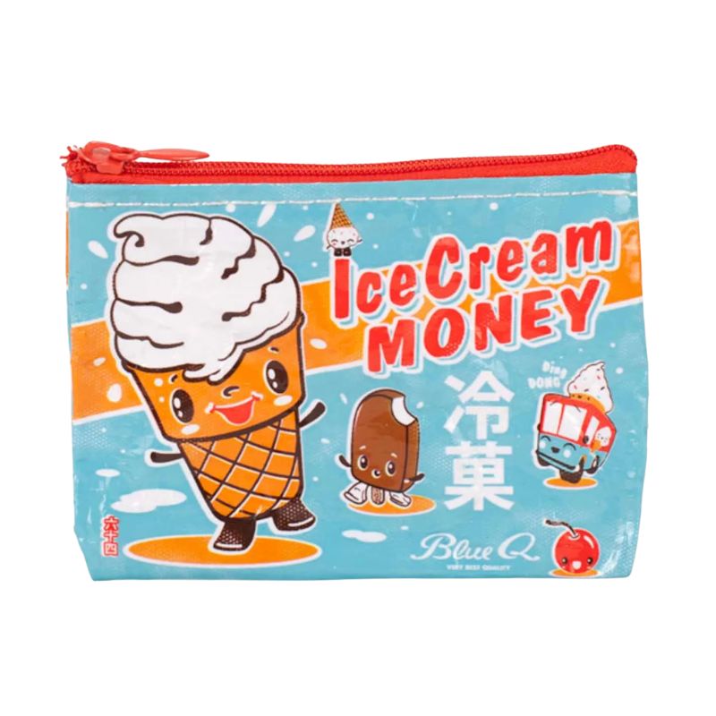 Blue Q coin purse - Ice Cream Money.