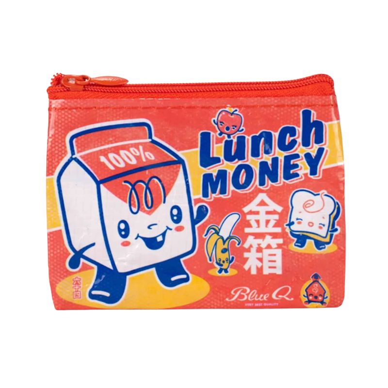 Blue Q coin purse - Lunch Money.