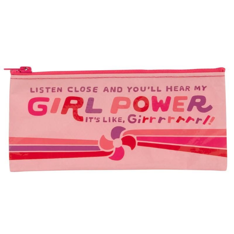 Blue Q pencil case - Girl Power.