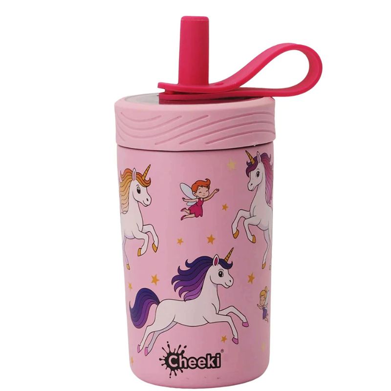 Cheeki 400ml insulated sippy cup - Unicorn.