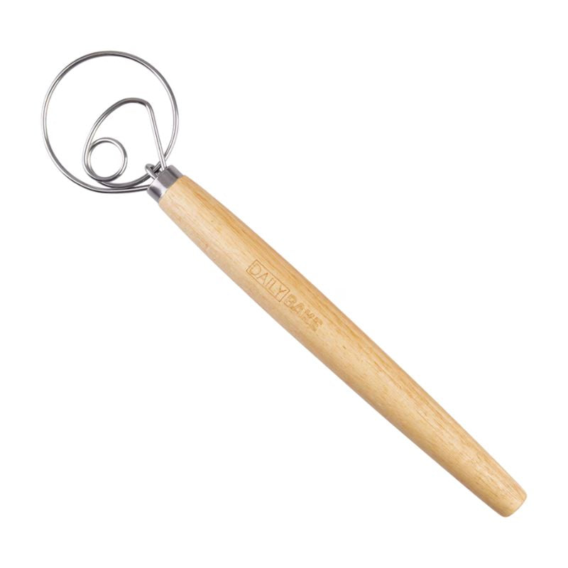 Daily Bake Danish dough whisk. 