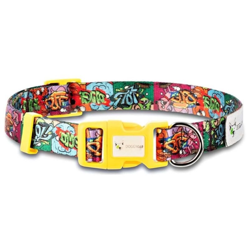 Doggy Eco - eco friendly dog collar made from recycled plastic - BFF design.