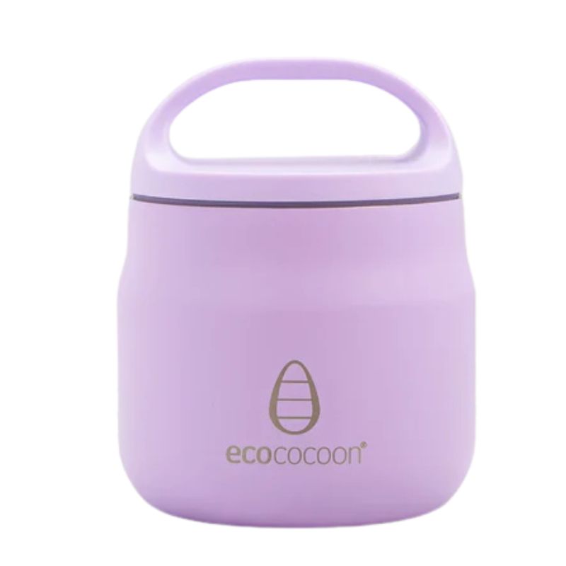 Ecococoon insulated food jar 400ml - Grape.