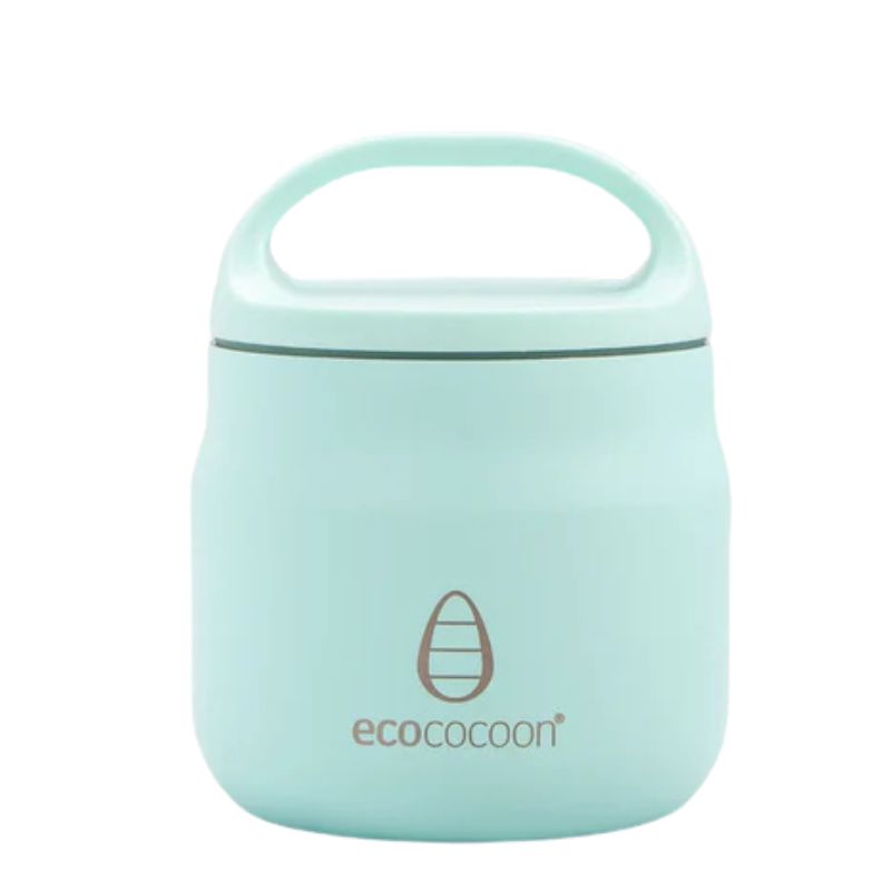 Ecococoon insulated food jar 400ml - Mint.