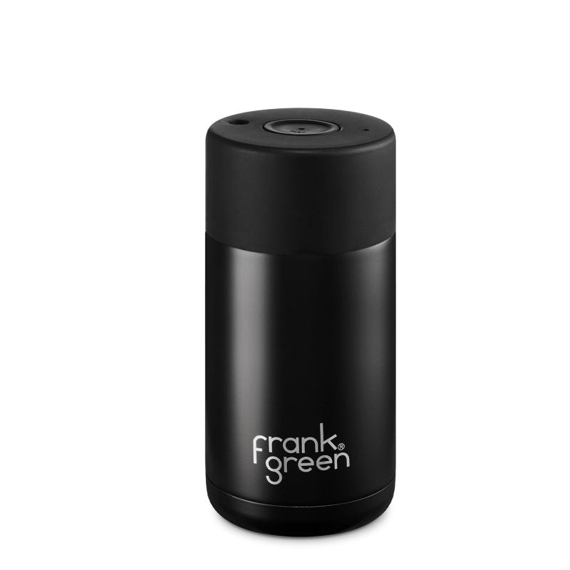 Frank Green ceramic reusable cup - coffee or tea cup - 12oz/355ml -  Midnight.