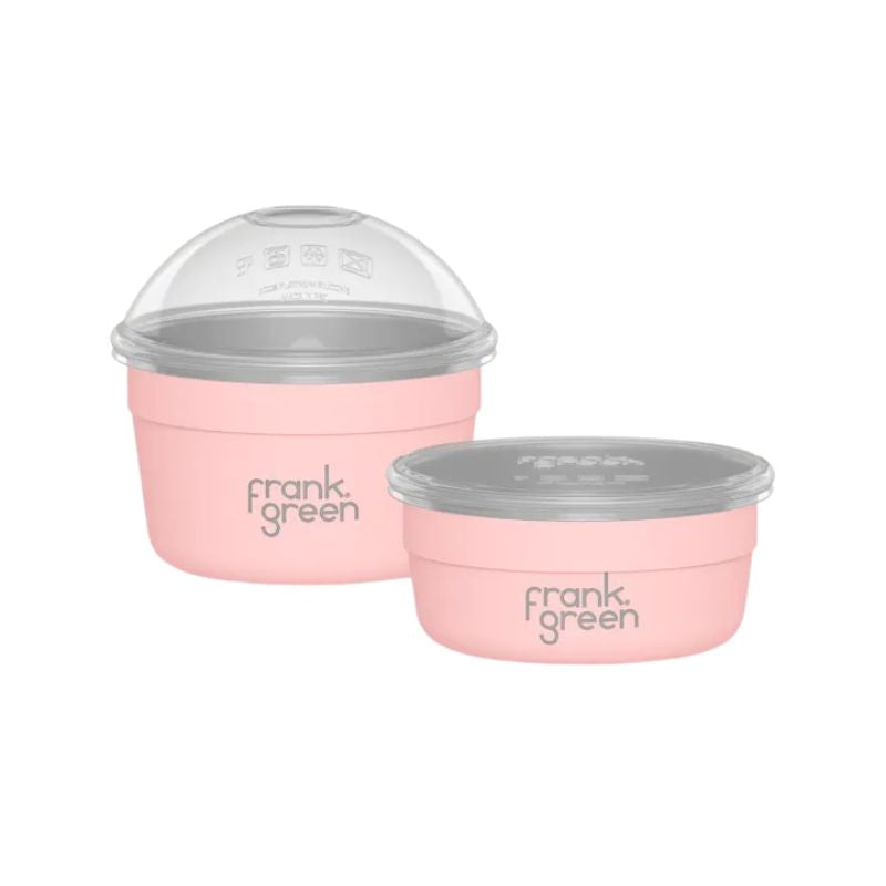 Frank Green Duo Pack Stainless Steel To Go Bowl - Blushed.