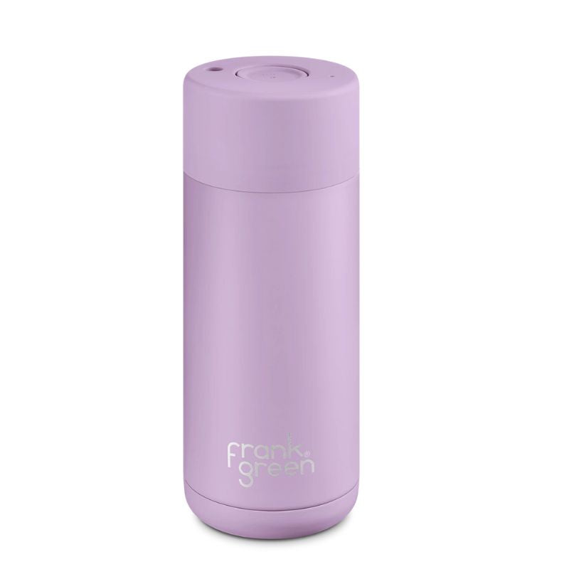 Frank Green ceramic reusable cup - coffee or tea cup - 16oz/475ml - Lilac Haze.