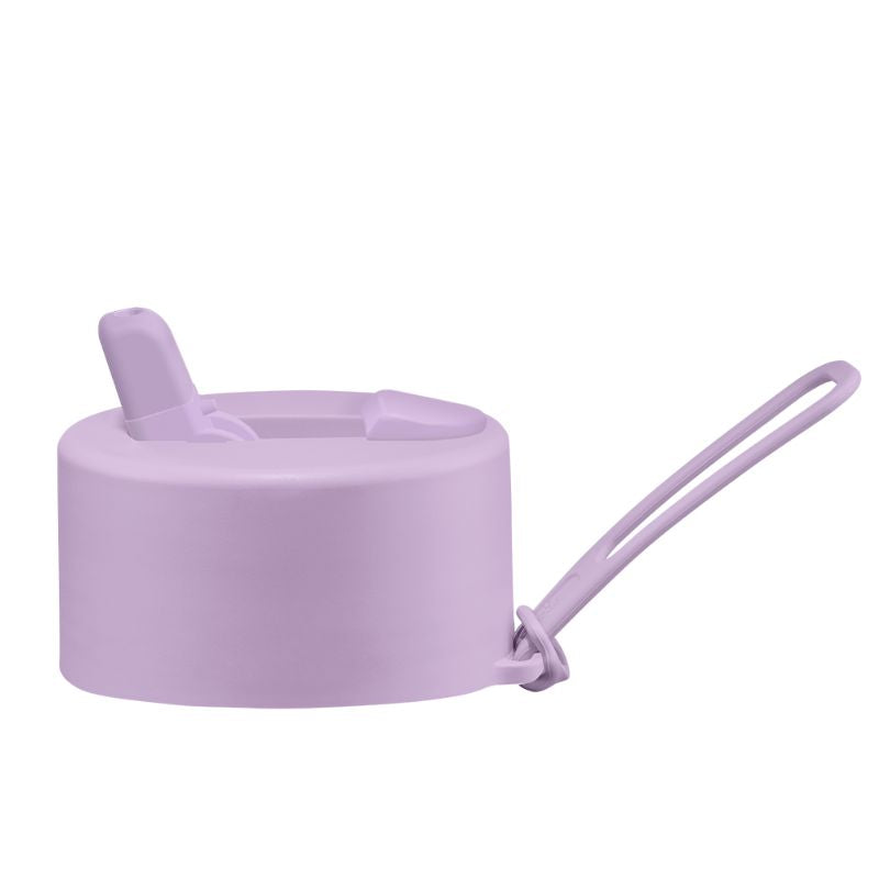 Frank Green replacement flip straw lid hull pack with strap - Lilac Haze.