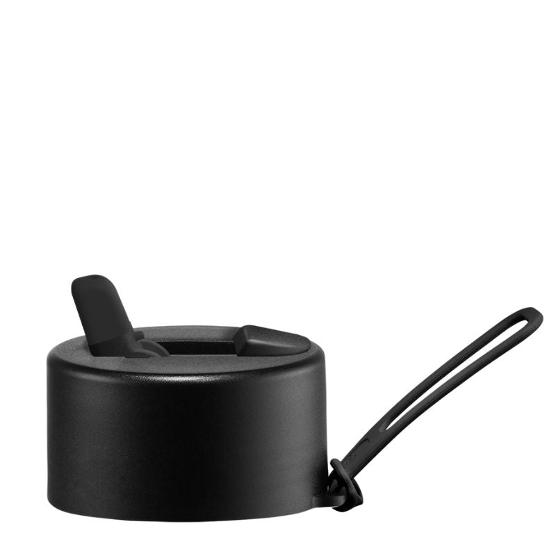 Frank Green replacement flip straw lid hull pack with strap - Midnight.