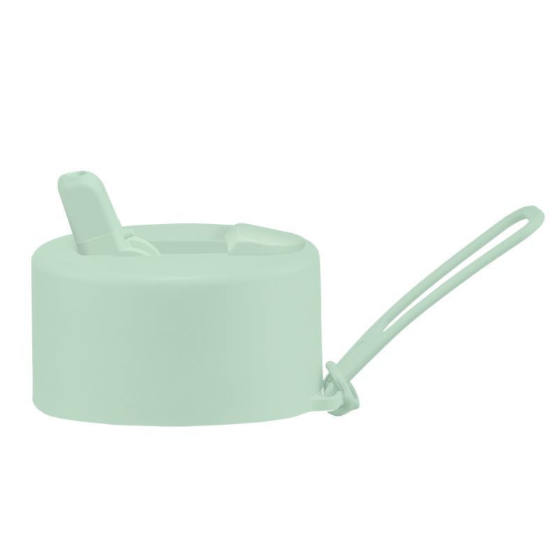 Frank Green replacement flip straw lid hull pack with strap - Mint Gelato. 