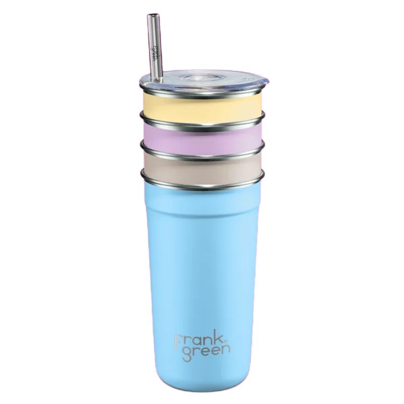 Frank Green reusable party cups - set of 4 - Mixed - stacked.