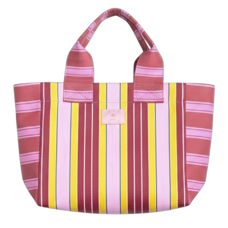 Gunes swim bundle tote beach bag in Berry.