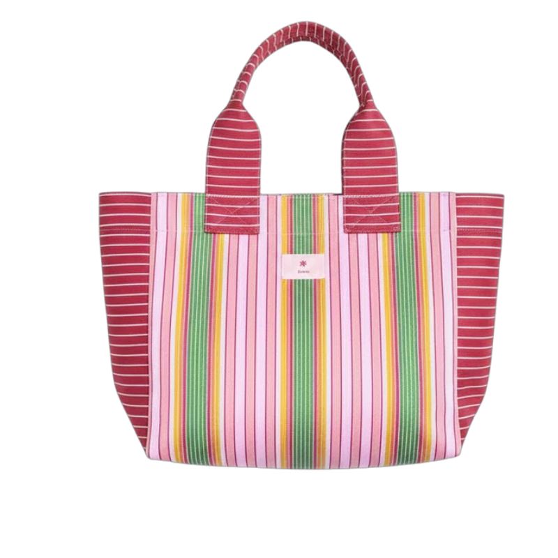 Gunes swim bundle tote beach bag in Wild Blush.