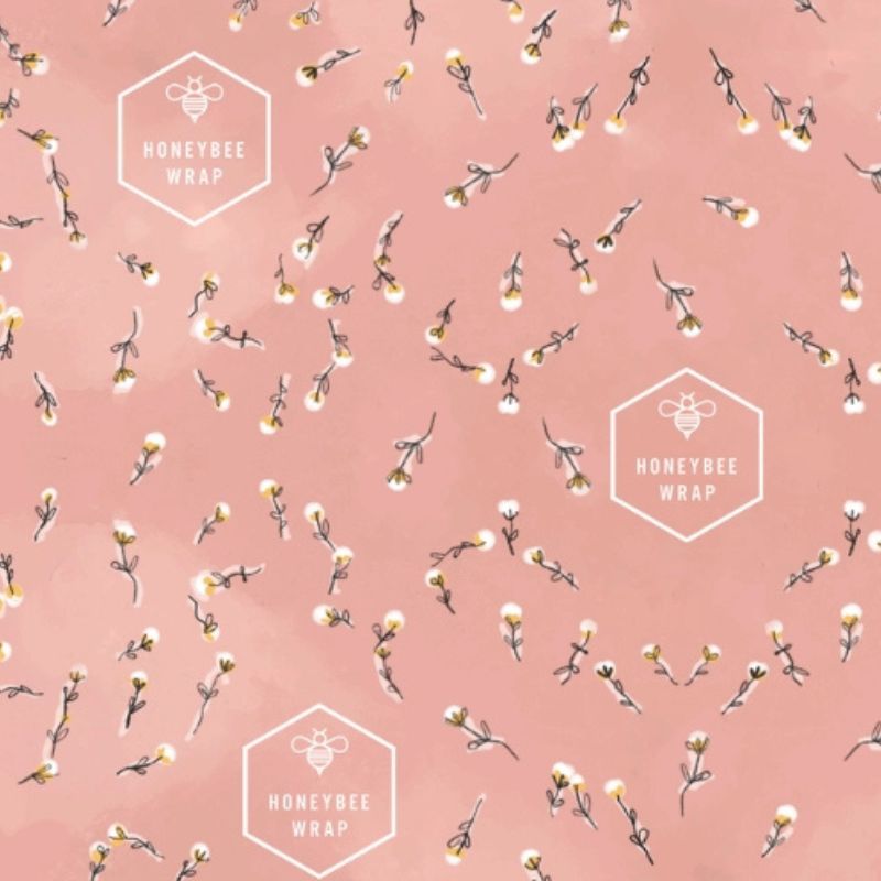 Honeybee Wrap - beeswax wrap - single size medium - Twig.