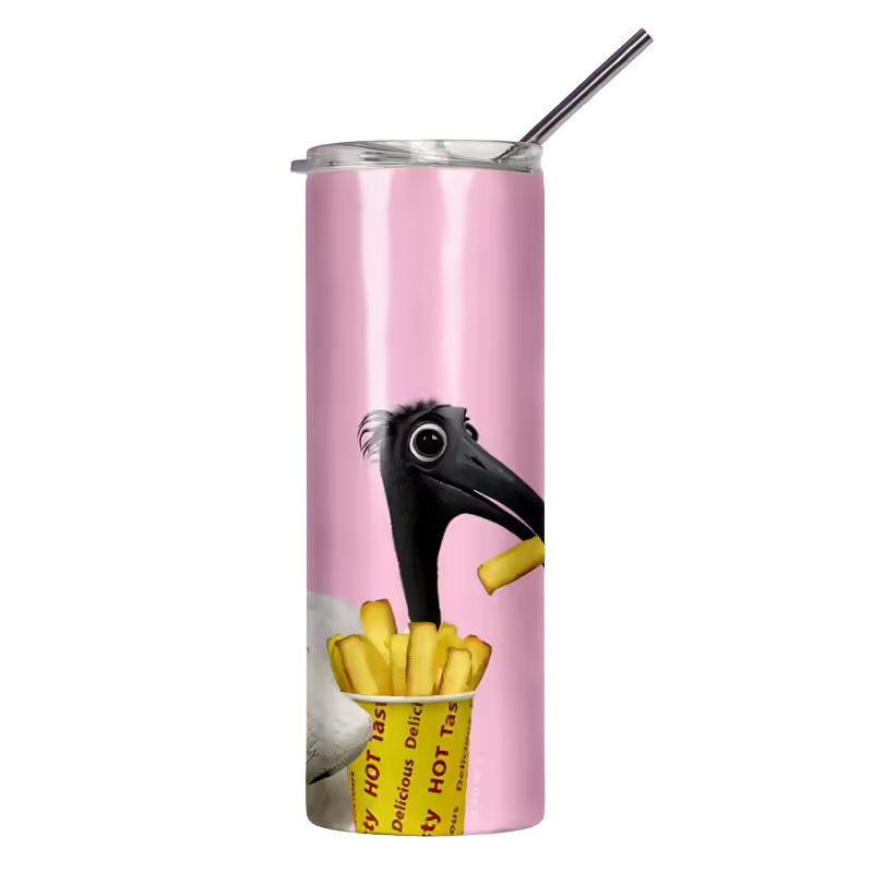 Ink and Fold 600ml stainless steel tumbler - Ibis.