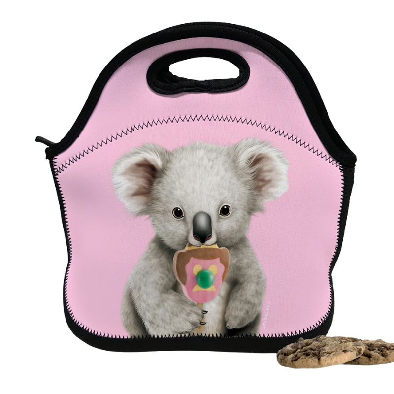 Ink and Fold neoprene lunch bag - Koala.