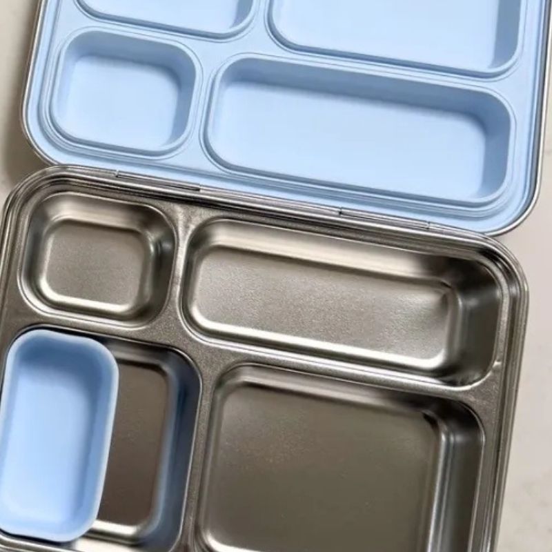 Kaally Bento 4+ stainless steel bento lunch box - new 2025 edition - Sky Blue. 