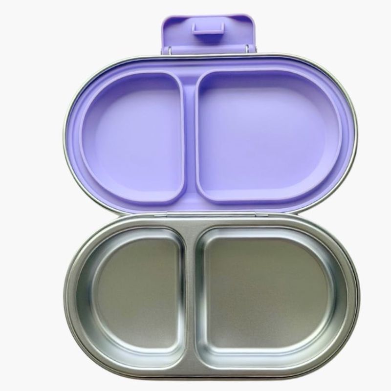 Kaally stainless steel snack box - Lavender.