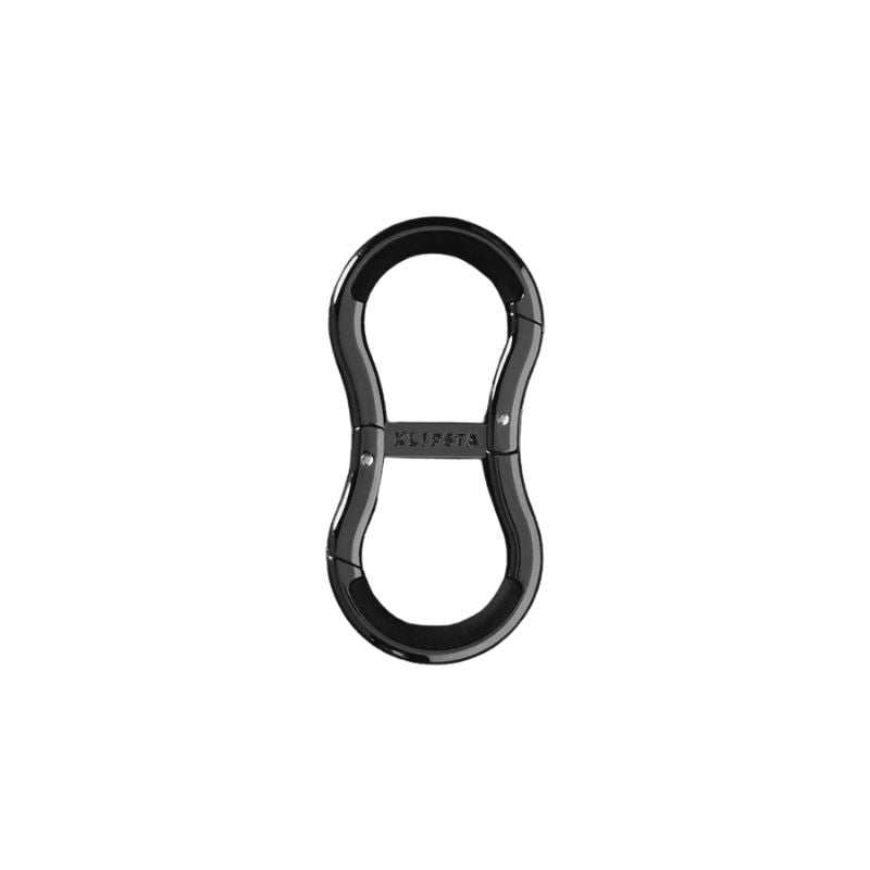 Klipsta Link - carabiner - Chrome Black.
