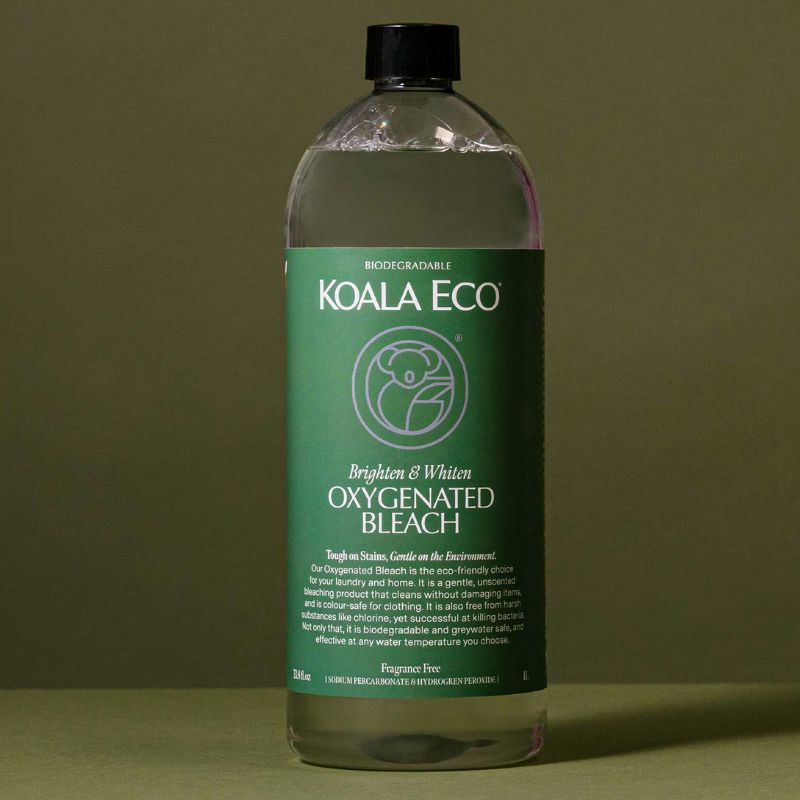 Koala Eco Oxynegated Bleach 1L - dark background.