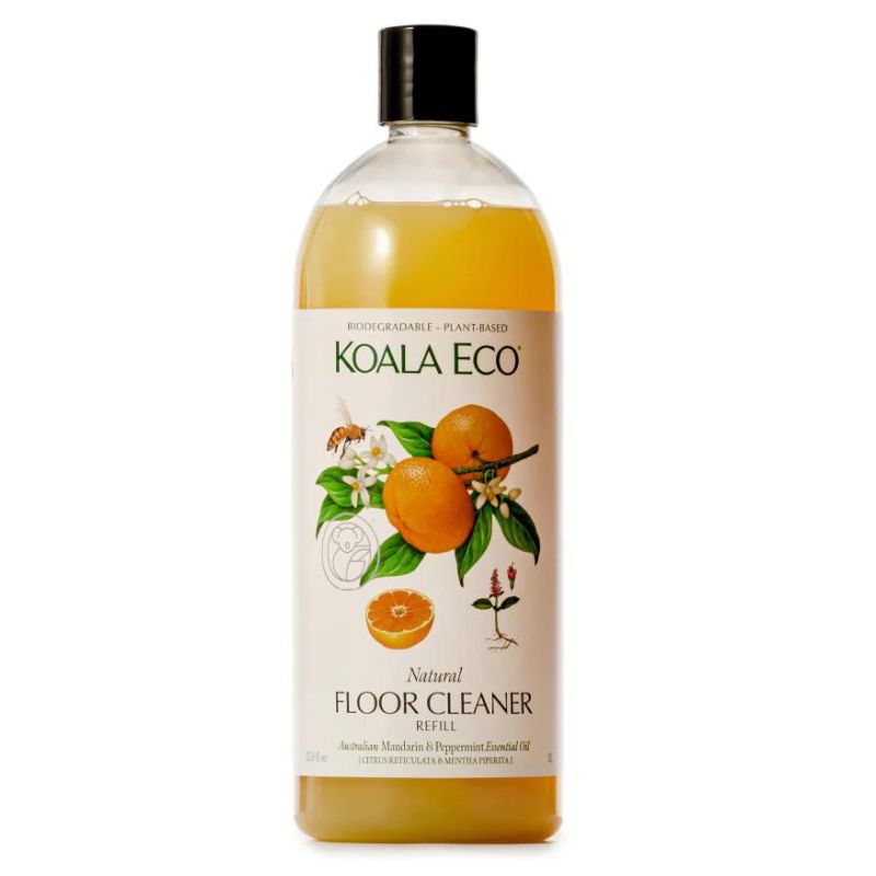 Koala Eco floor cleaner - mandarin & peppermint essential oil - 1L.