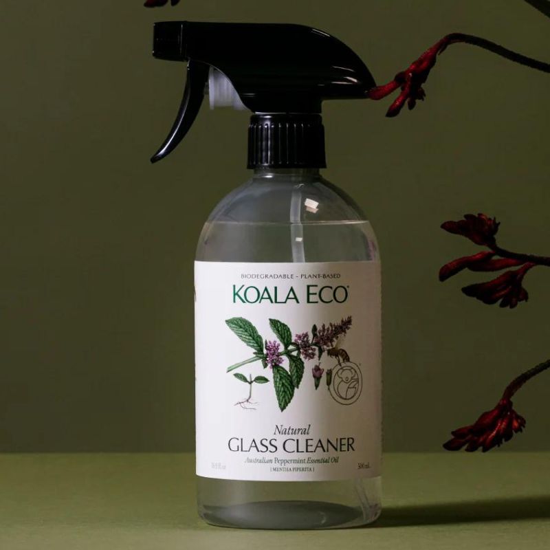 Koala Eco glass cleaner - peppermint essential oil.