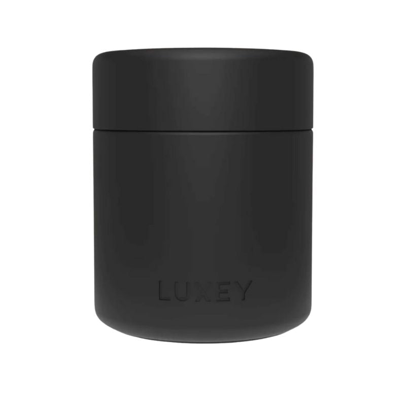 Luxey MiniLux reusable glass coffee cup - 6oz - 177ml/180ml - Black.