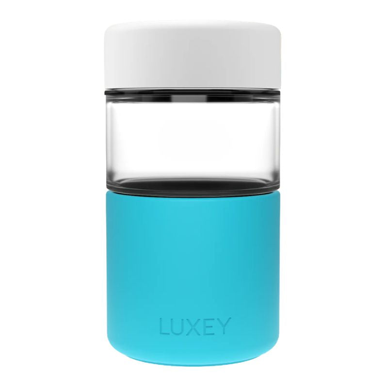 Luxey Original reusable glass coffee cup - 12oz/340ml/355ml - Brooke.