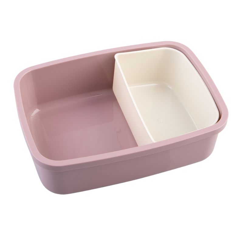 Melii Luxe Bento Box - 880ml - Pink/Ivory.