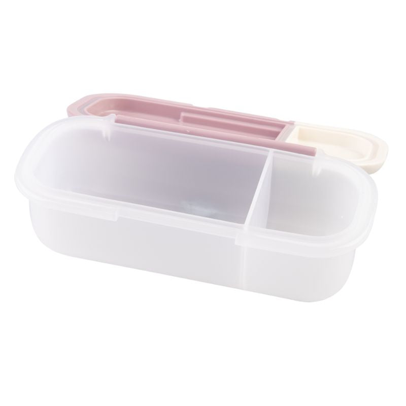 Melii Luxe Dip container - Pink/Ivory.