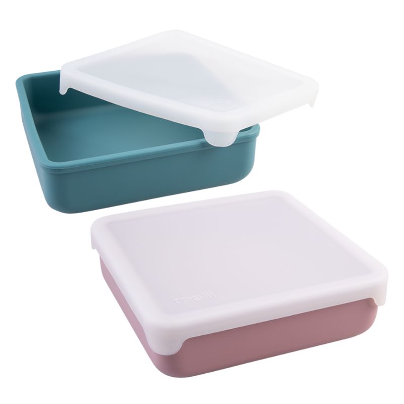 Melii Luxe silicone sandwich container - 790ml - mix photo. 