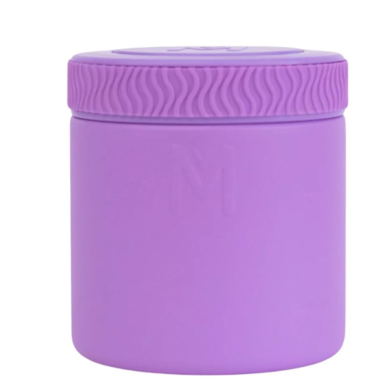 MontiiCo insulated food jar - 400ml - Lilac. 