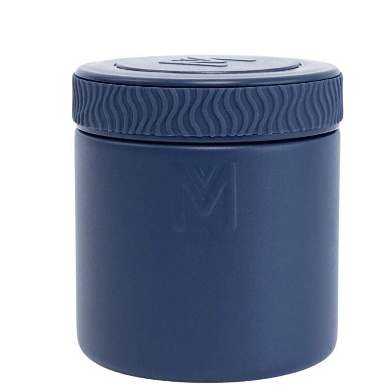 MontiiCo insulated food jar - 400ml - Navy. 