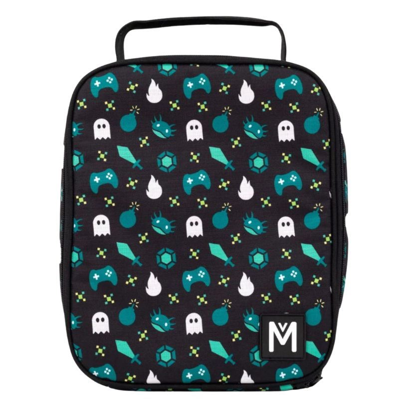 MontiiCo large Insulated lunch cooler bag in Game On design.