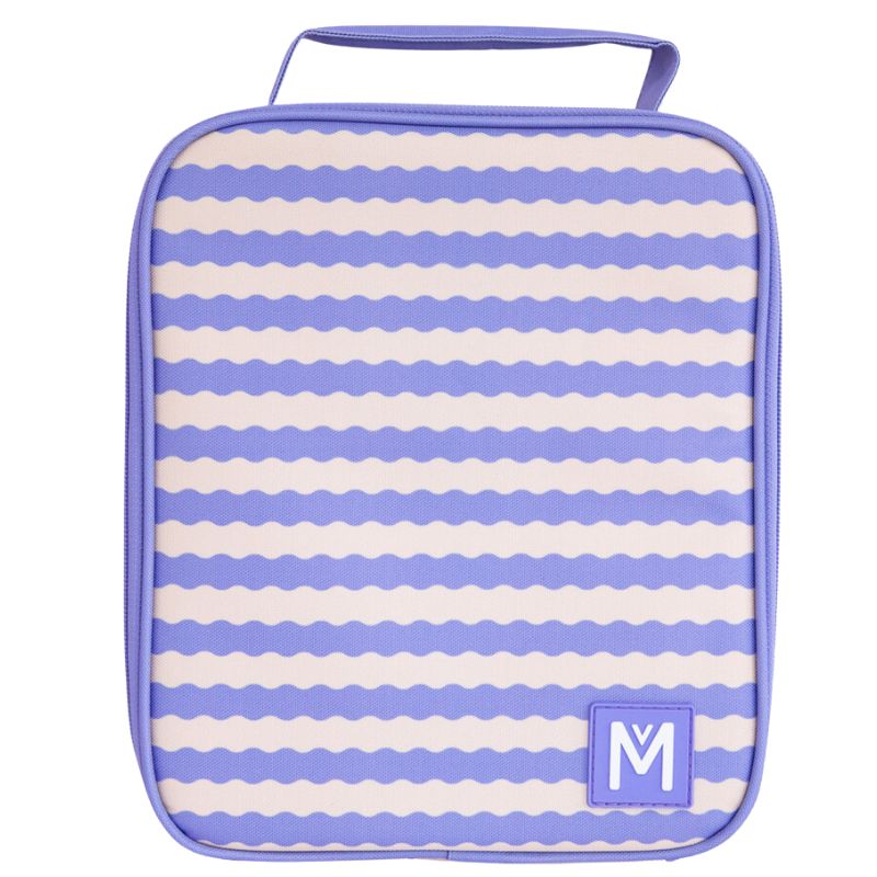 MontiiCo large Insulated lunch cooler bag in Ripple Cloud.