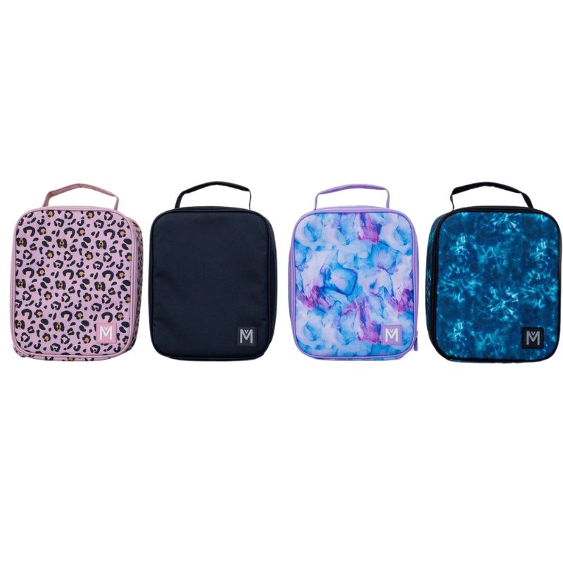 MontiiCo large Insulated lunch cooler bag in mixed designs.