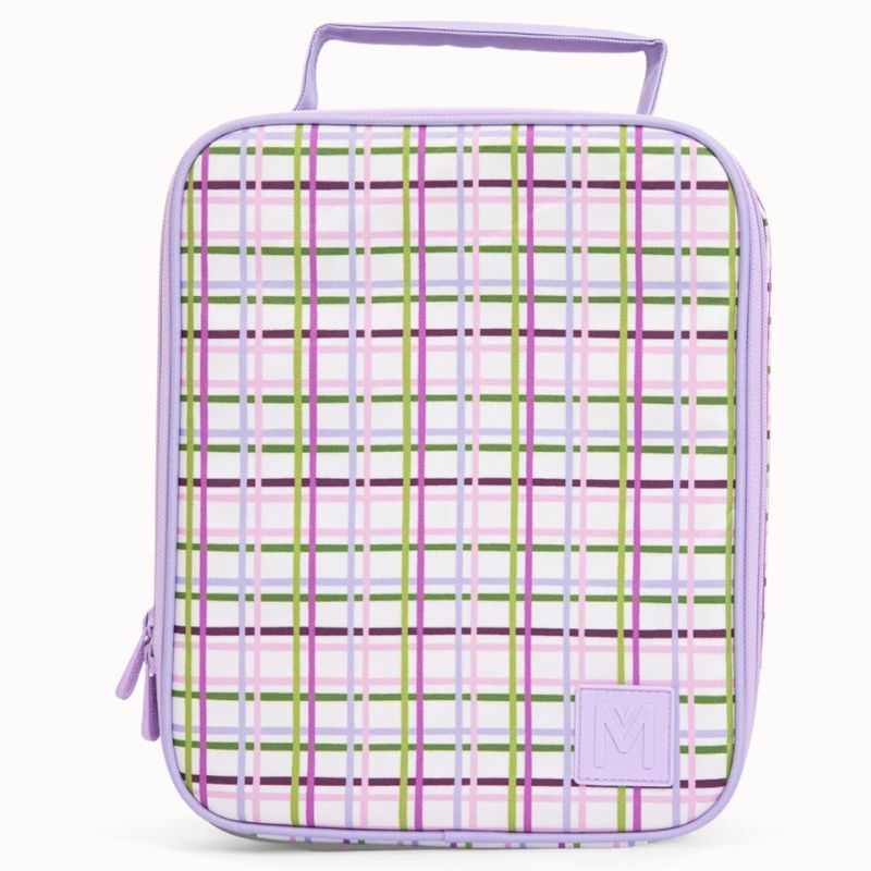 MontiiCo large Insulated lunch cooler bag in the new larger size - Berry Patch.