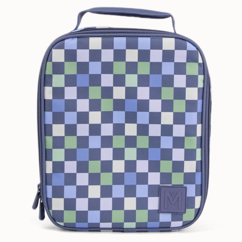 MontiiCo large Insulated lunch cooler bag in the new larger size - Checkmate.
