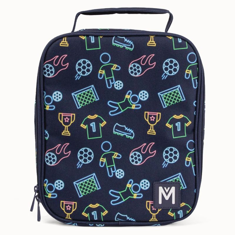 MontiiCo large Insulated lunch cooler bag in the new larger size - Goal Keeper.