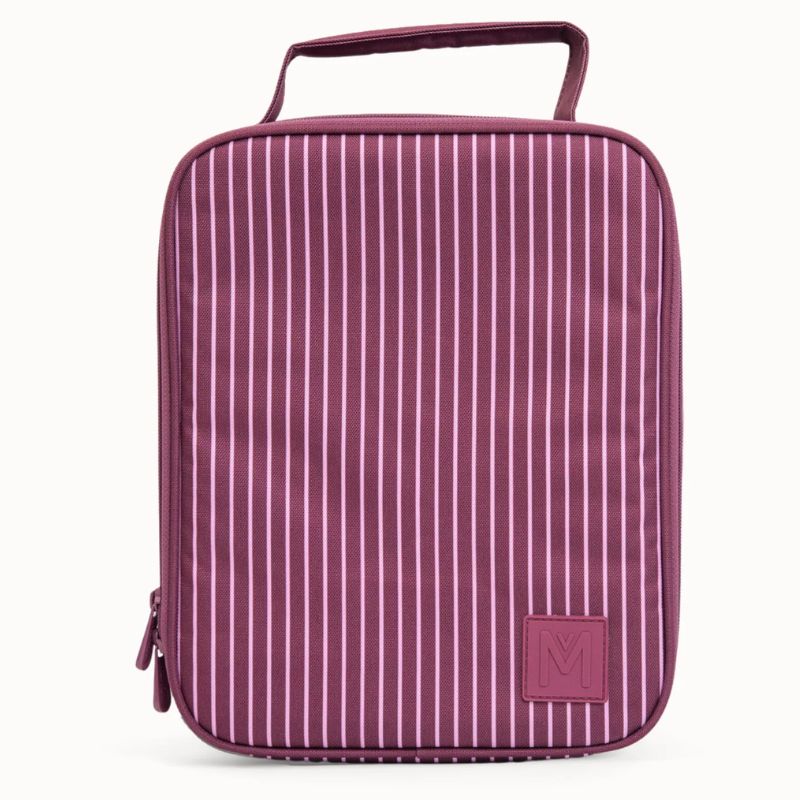 MontiiCo large Insulated lunch cooler bag in the new larger size - Ruby.