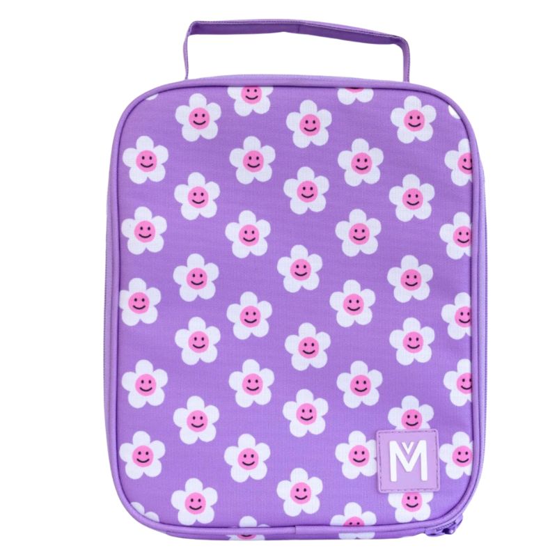 MontiiCo large Insulated lunch cooler bag in Retro Daisy design.