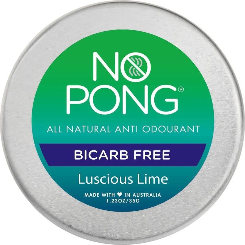 No Pong natural deo paste - bicarb free - Luscious Lime.