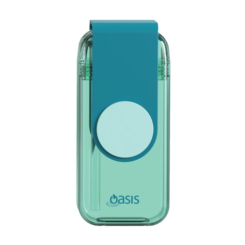 Oasis Kid's Tritan Juice Box with Straw - 300ml - Green.