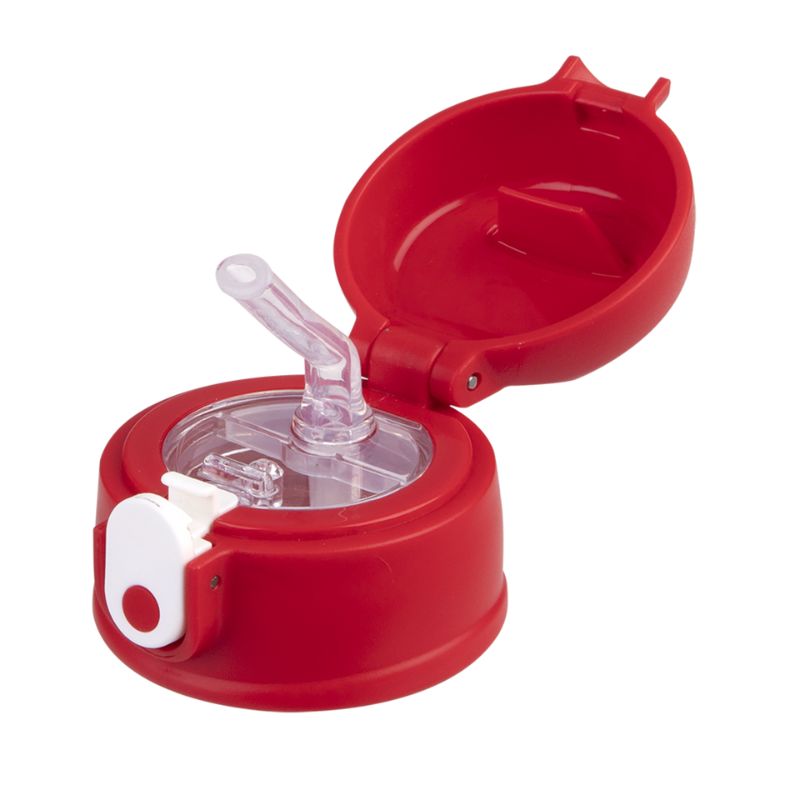 Oasis spare lid for kids insulated bottles 400ml and 550ml - red.